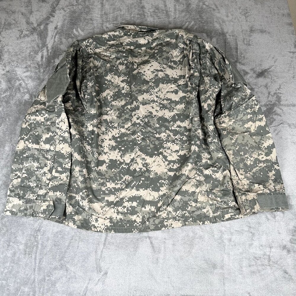 US Army Combat Uniform ACU Top Shirt Jacket Digital Camo Large Regular - Picture 7 of 7